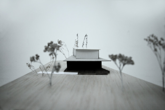 Letní dům u Štěchovic, Znamení čtyř - architekti, model