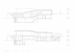 Rodinný dům #house#1.130 v Madridu, Estudio.Entresitio, podélné řezy