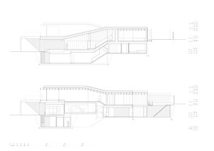 Rodinný dům #house#1.130 v Madridu, Estudio.Entresitio, podélné řezy