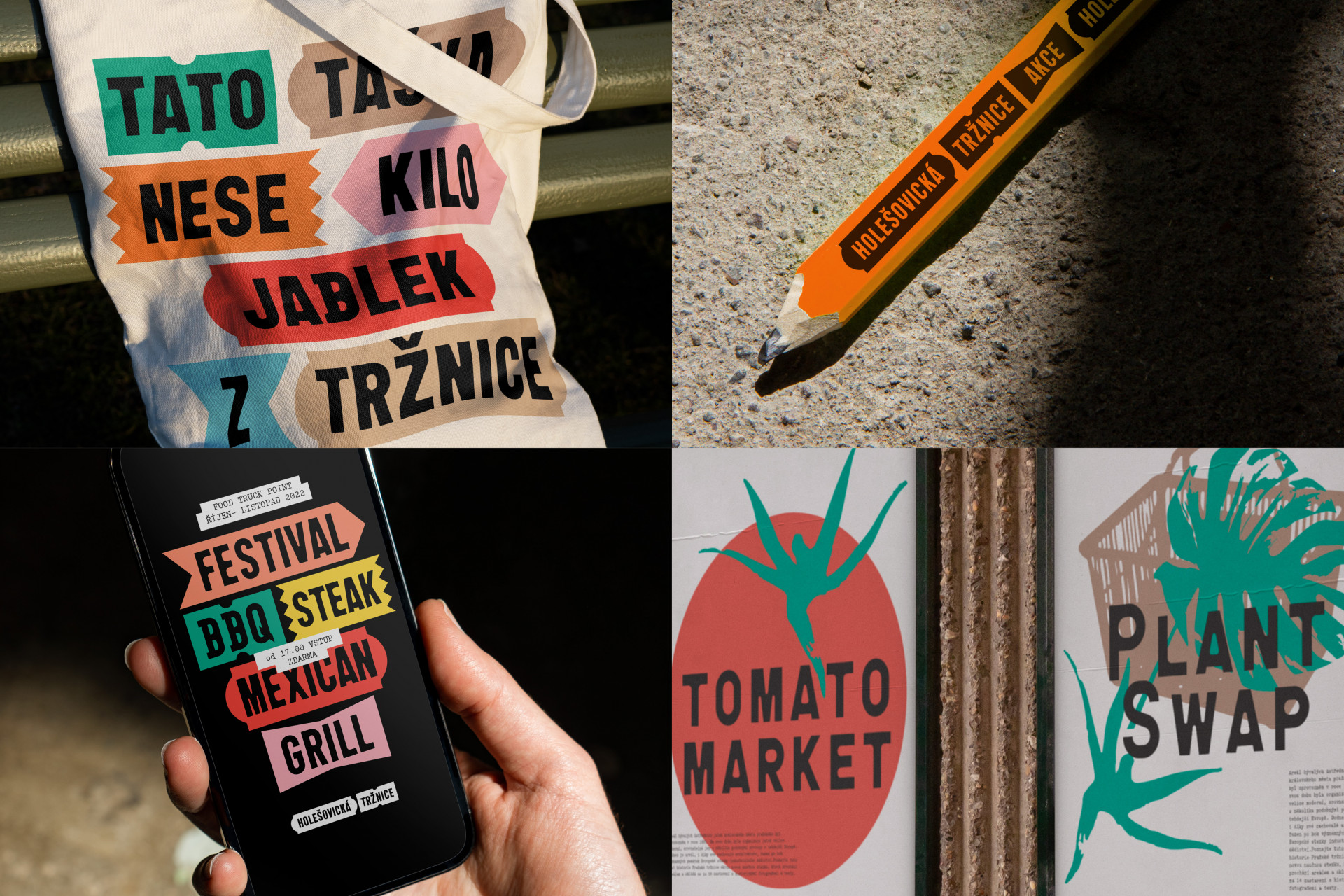 Nová vizuální identita Holešovické tržnice