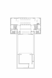 Společenské a kulturní centrum Kuřim, ARCHTEAM, půdorys 2NP