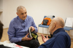 Architekti CZ v Brně, Poslední přípravy před vystoupením... - foto