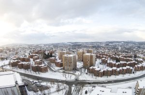 MDH Arkitekter SA, Masu planning, dřevěné věže Moholt 50|50, foto