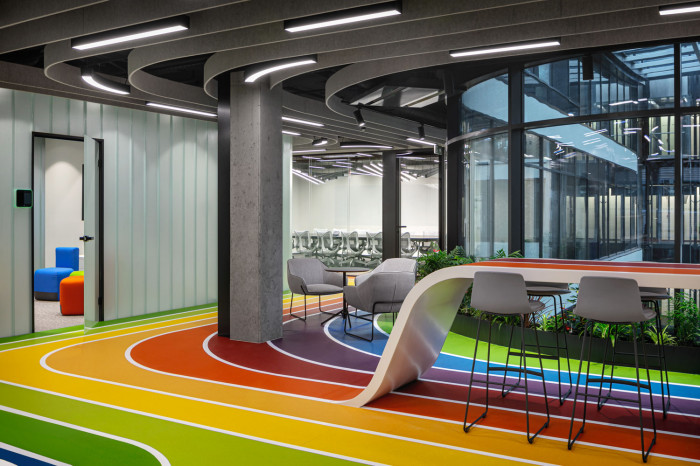 Kancelářské prostory Livesport v Praze od studia Reaktor