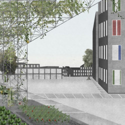 BLIND SPOTS / 35 Vizí pro město Praha: Linda Hatava / Laura Schutz, Palmovka – foto