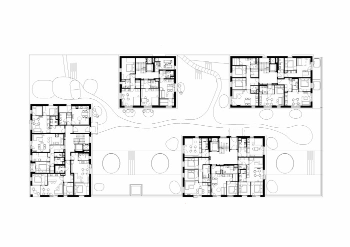 Aparthotel Sv. Vavřinec v Peci pod Sněžkou, ov-a/Jiří Opočenský, Štěpán Valouch, půdorys 1PP