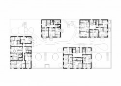 Aparthotel Sv. Vavřinec v Peci pod Sněžkou, ov-a/Jiří Opočenský, Štěpán Valouch, půdorys 1PP