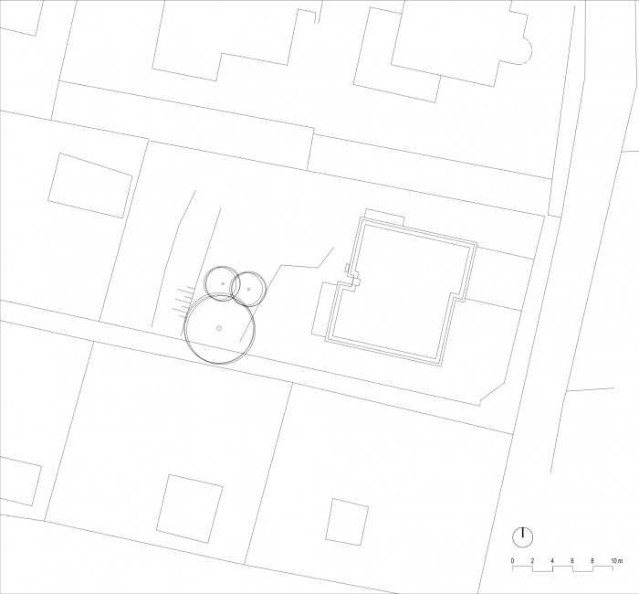 Rodinný dům Zlín, Boněcko, situaceChládek architekti