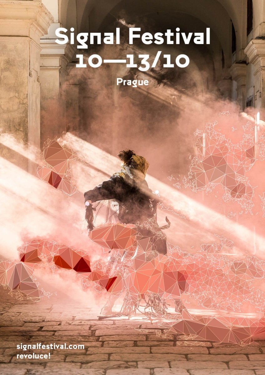 Plakát letošního ročníku, Signal festival.