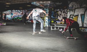 Skate park v Southbank Centre v Londýně