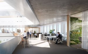 Návrh nové centrály firmy Schüco, 3XN