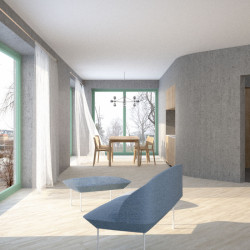 Porodní dům na Letné, 18. přehlídka diplomových prací, 2. místo