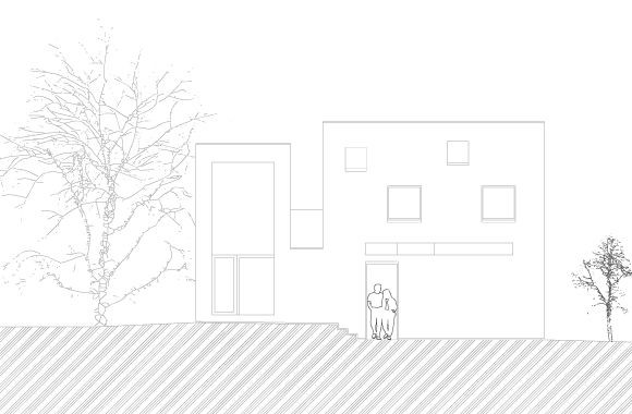 Rodinný dům Litice, pohled, Progres ateliér