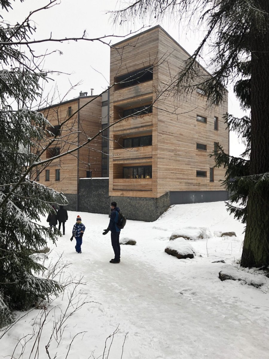 Apartmánové domy v Harrachově od studia Kvalitář
