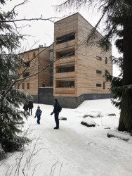 Apartmánové domy v Harrachově od studia Kvalitář