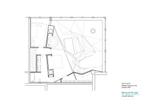 Loft 32 Zlín, půdorys 2np, petrjanda/brainwork
