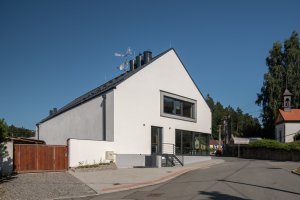 Kulturní dům v Olšanech na Brněnsku od studia Laplan