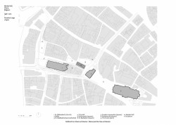 Městská tržnice v Gentu, situace, Robbrecht en Daem, Marie-José Van Hee