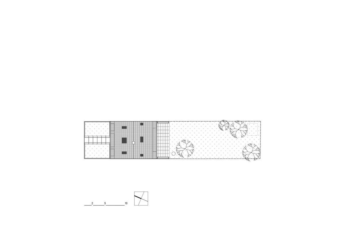 Situace (Rekonstrukce domu na Břevnově; Mimosa architekti)