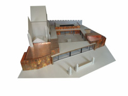 Garden Museum, model, Dow Jones Architects,