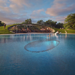 Vizualizace městských Riegrových lázní na Praze 2 od studia Petr Janda / brainwork - iniciační studie