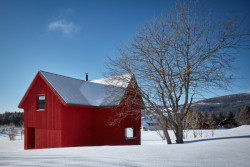 Architekti ze studia ADR se dobře poprali s regulacemi na území Krkonošského národního parku. Postavili pokornou, a přesto moderní chalupu, která tam zkrátka patří. (Chata Bučina v Malé Úpě, studio ADR)