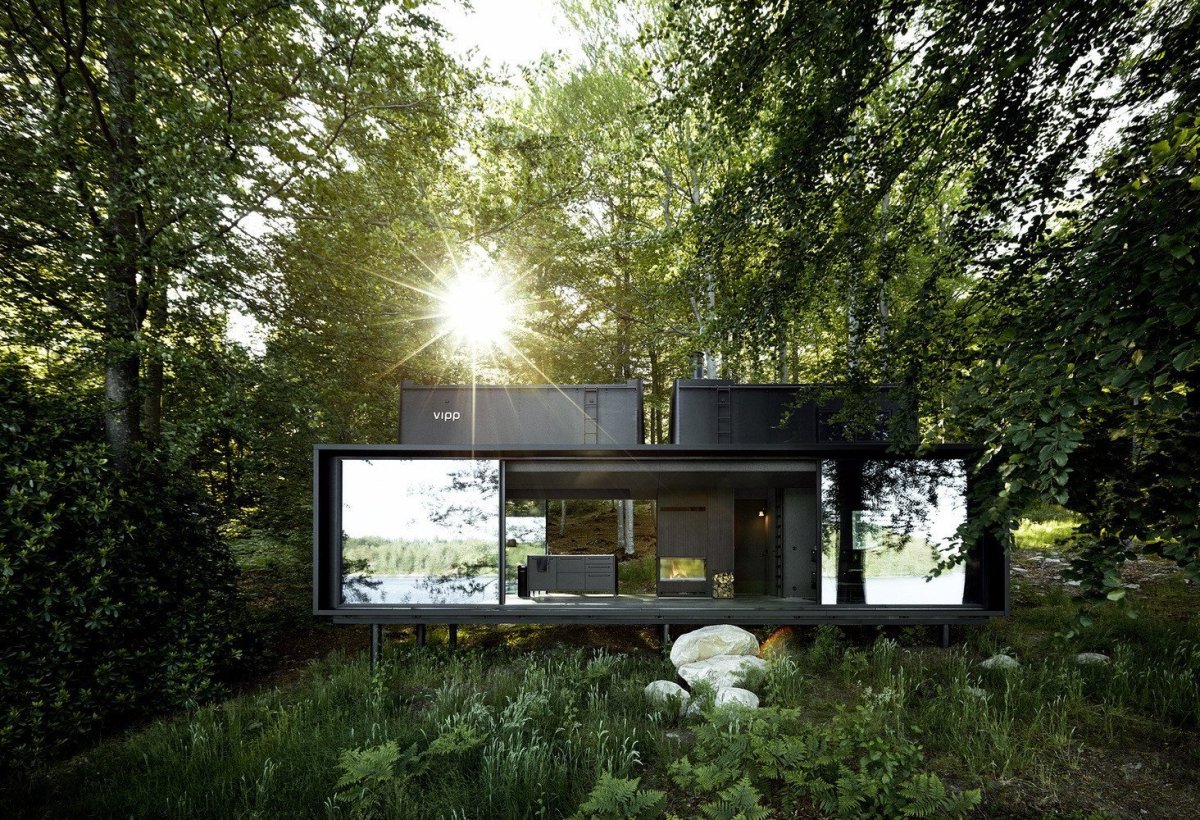 Modulární chatka VIPP Shelter, Morten Bo Jensen.