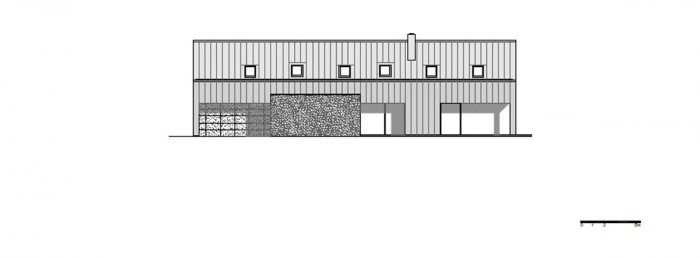 Engel House, řez, Vít Máslo, David R. Chisholm, CMC architects