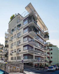 Vincenzo Monaco, Amedeo Luccichenti - Palazzina 'Cooperativa Cassiopea', 1949-1950. Ulice: via Archimede