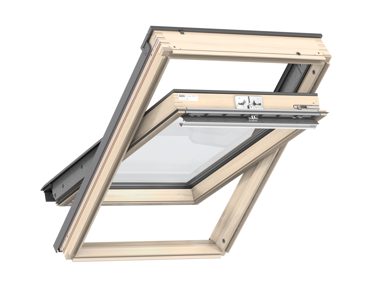 Střešní okno VELUX GLL s novým zasklením 64. Zdroj: VELUX