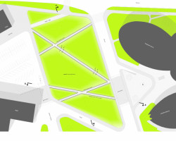 Ellement, Revitalizace Gahurova prospektu, půdorys – foto