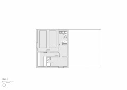 Rodinný dům Praha - Čimice, půdorys 1pp, Machar & Teichman