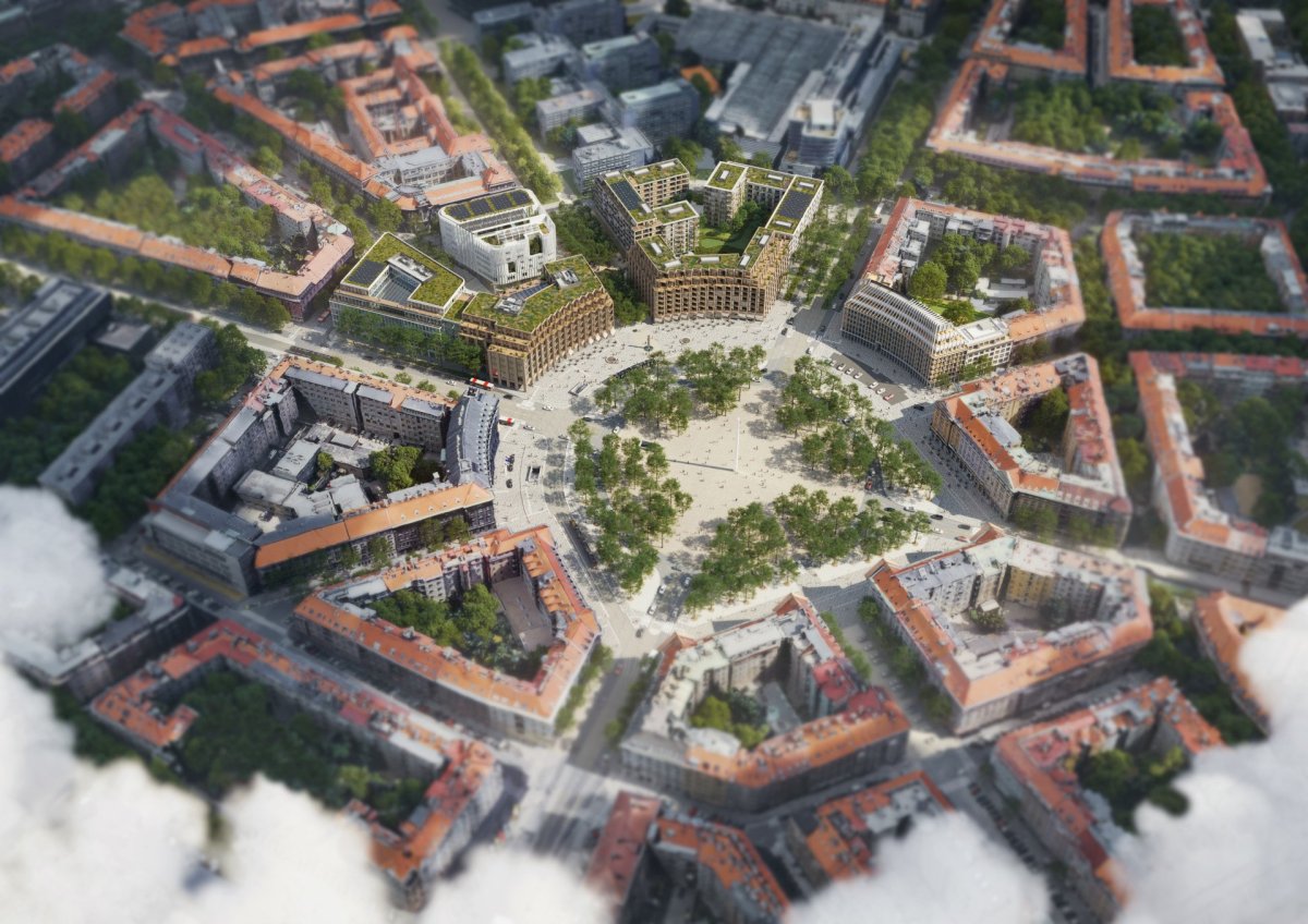 Druhé místo v architektonicko-urbanistické soutěži obsadil tým Cityförster (NL) + Studio Perspektiv (ČR)
