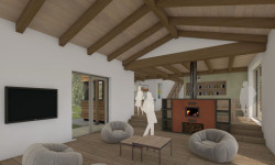 Dům s ozvěnami Karibiku, Irena Truhlářová, Ing. Martin Jirsa, ARCHCON atelier - vizualizace