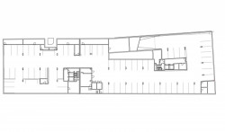FIVE, půdorys 2PP, QARTA architektura