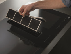 Odsavač par integrovaný do indukční varné desky Mythos 2Gether Icon Steel Franke