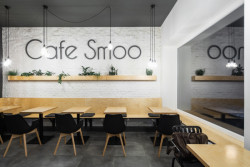 Interiér Cafe Smoo v Příbrami, Michael Karnet