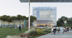 Box na události. Budova, kterou studio ganko navrhli pro italskou Brescii.