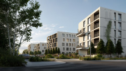 Rezidence Engerth budovaná v Kladně-Ostrovci podle návrhů kanceláří Expert Architects a Ateliér Smitka. Developerem je EBM Group.