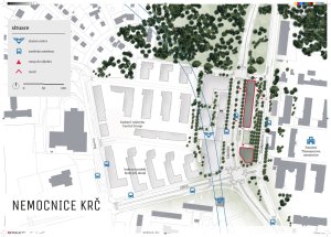 Situace - Nemocnice Krč