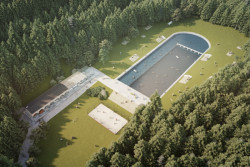 Lesní Koupaliště, Mjölk architekti, vizualizace
