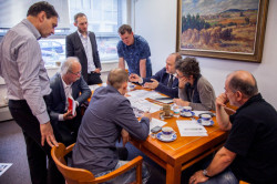 Zasedání poroty studentské architektonické soutěže ModulArch – foto