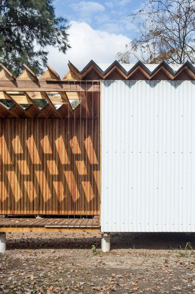 Modulární dřevostavba Casa de Madera, Estudio Borrachia