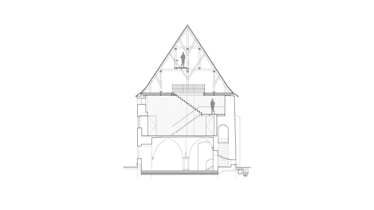 Řez (Port 1560, Domy Architects)