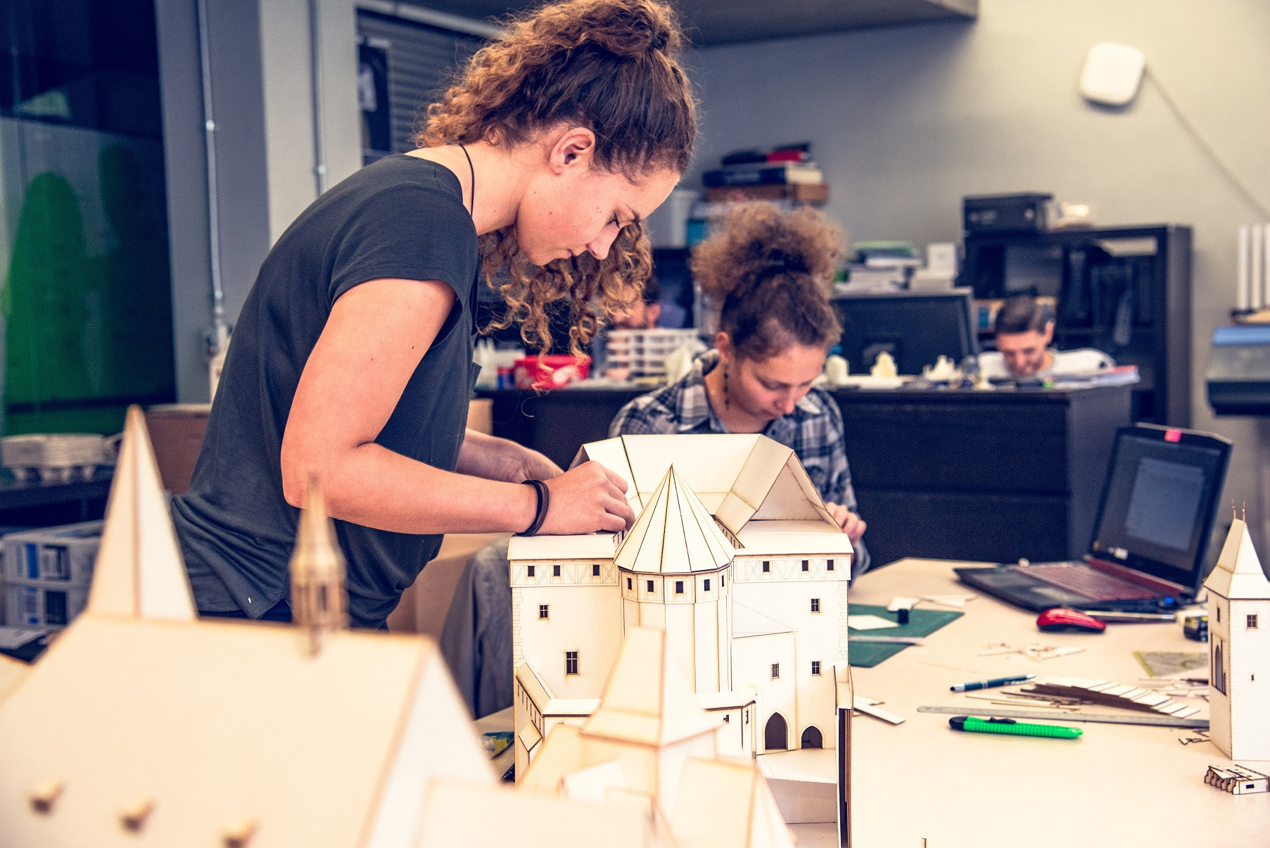 tvorba modelu hradu Krakovec