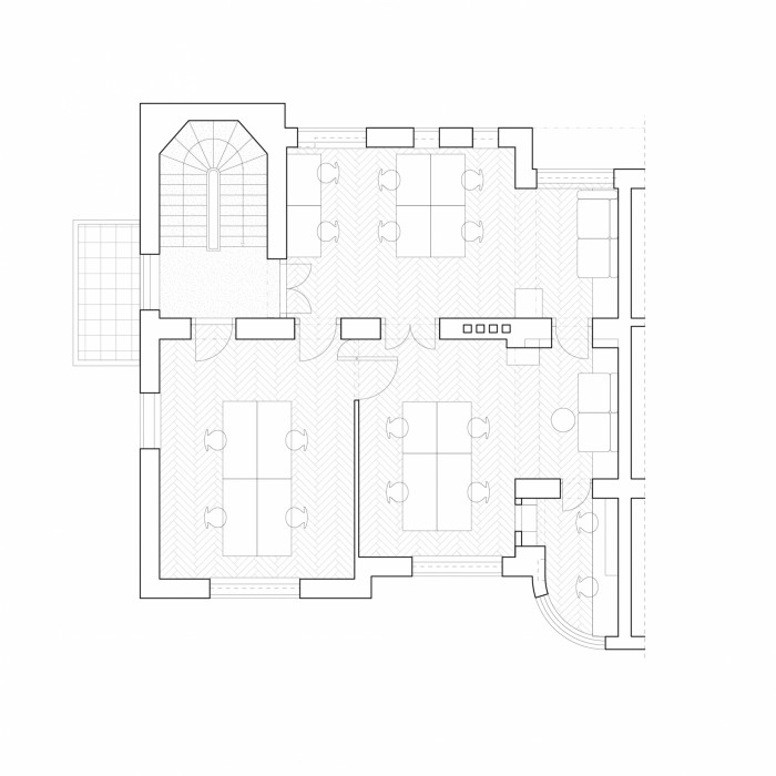 Půdorys - druhé patro
