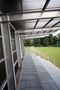 Tribuna fotbalového hřiště TJ Sokol, Záryby