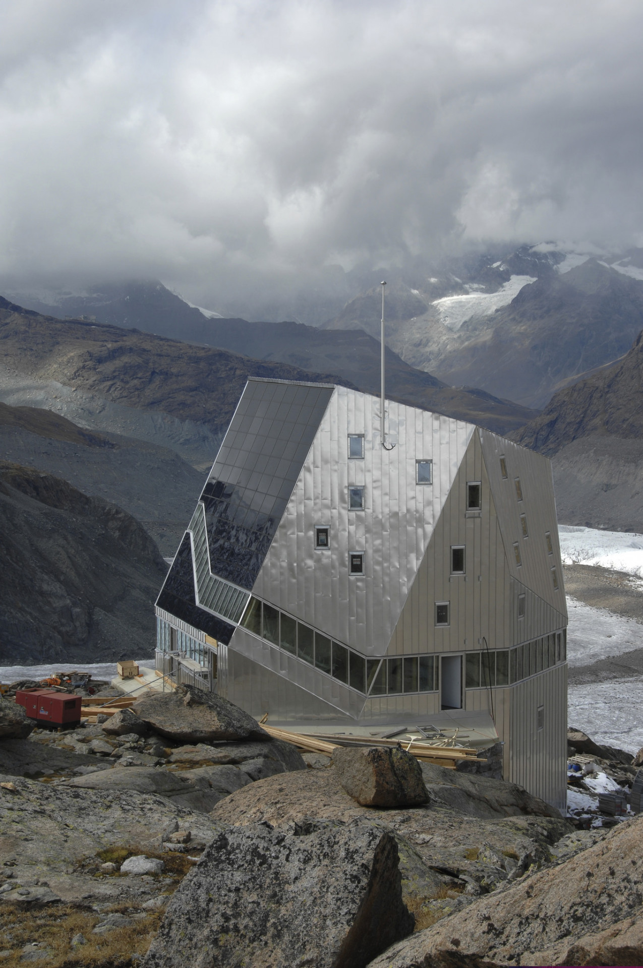 Horská chata Monte Rosa, Bearth & Deplazes Architekten