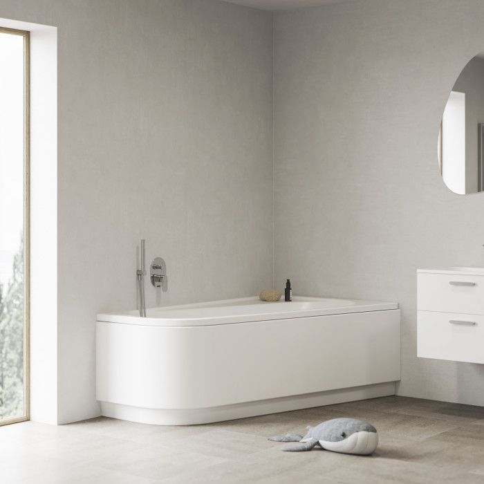 Rohová vana Koncept Chrome od RAVAKu.