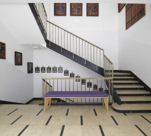 Uvnitř muzea je zachována a repasována řada cenných detailů. (Rekonstrukce Městského muzea v Železném Brodě, studio Majatory)